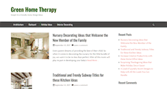 Desktop Screenshot of greenhometherapy.com